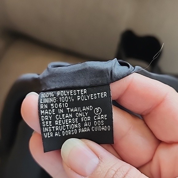 Kasper ASL vintage black shift tank dress with contrasting stitching sz 10 - Picture 12 of 16